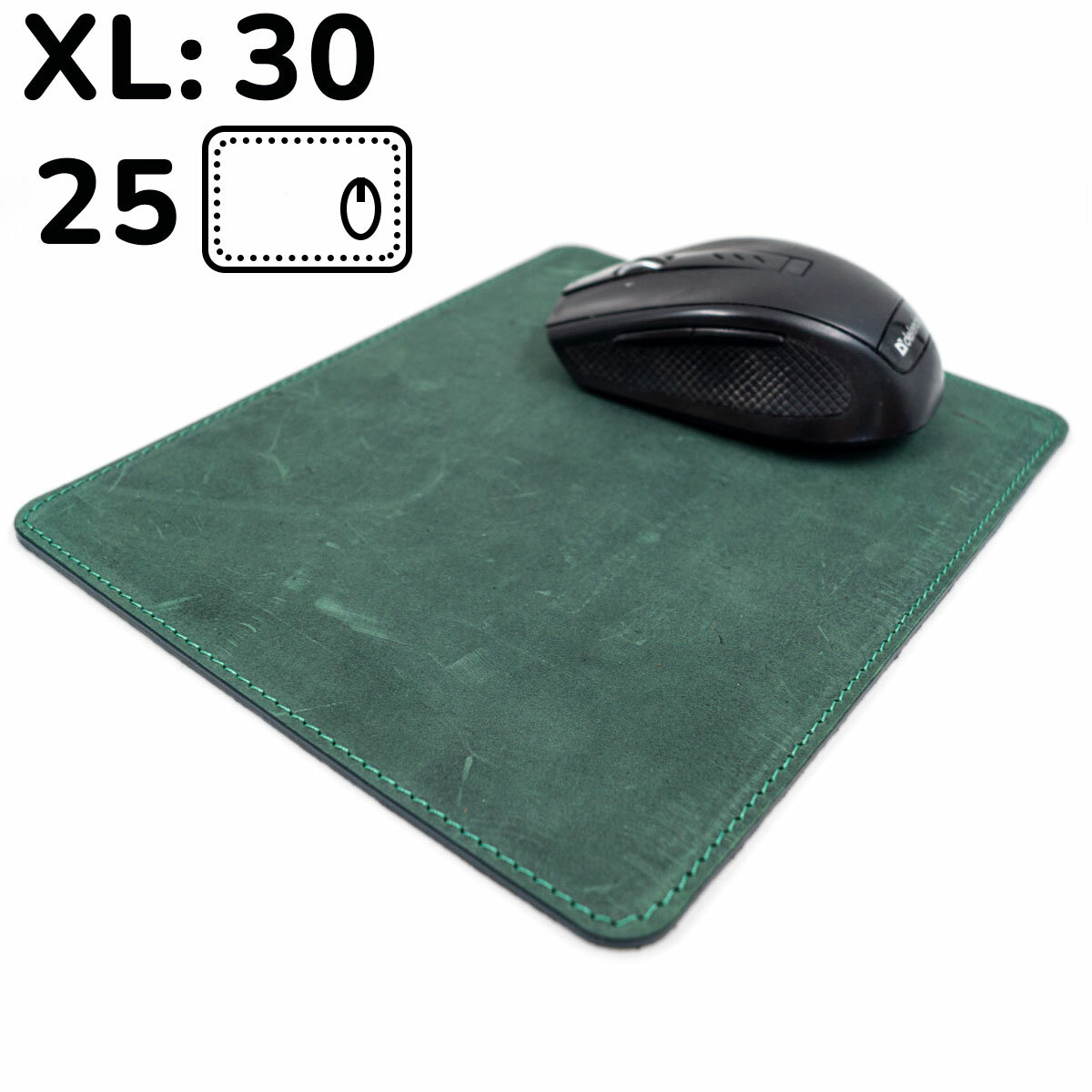 Коврик для мышки 25 х 30 см из натуральной кожи Audmorr J, NewPad XL Pine