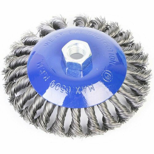 Щетка для болгаркиУШМ выгнутая ЩВ-125 К М14 витая 420₽