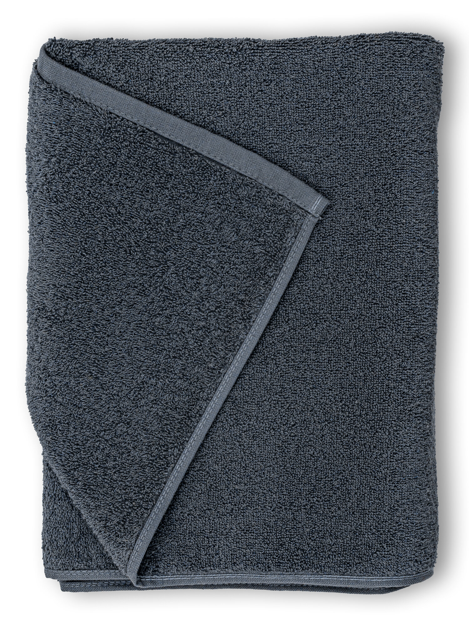 Махровое полотенце 50х100 банное TCStyle серого цвета 1 шт. 470 гр/м2 - фотография № 4