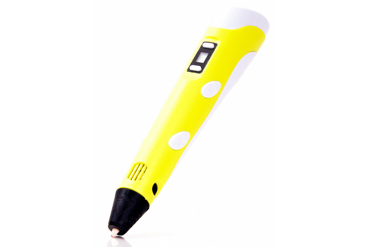 3D ручка Spider Pen PLUS с ЖК дисплеем желтая 2200Y