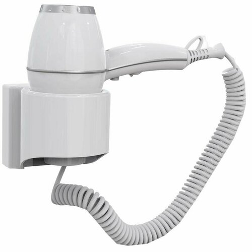 Фен Puff-1800 настенный 1800 Вт 2 скорости хол воздух белый 585500₽