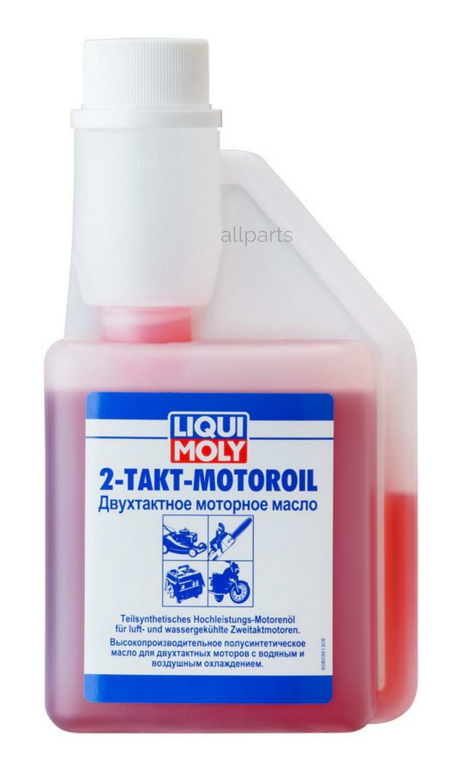 LIQUI MOLY 8036 LiquiMoly 2-Takt-Motoroil TC (0,25L) п/синтет. масло моторн! для 2-т. двигателей\ API TC
