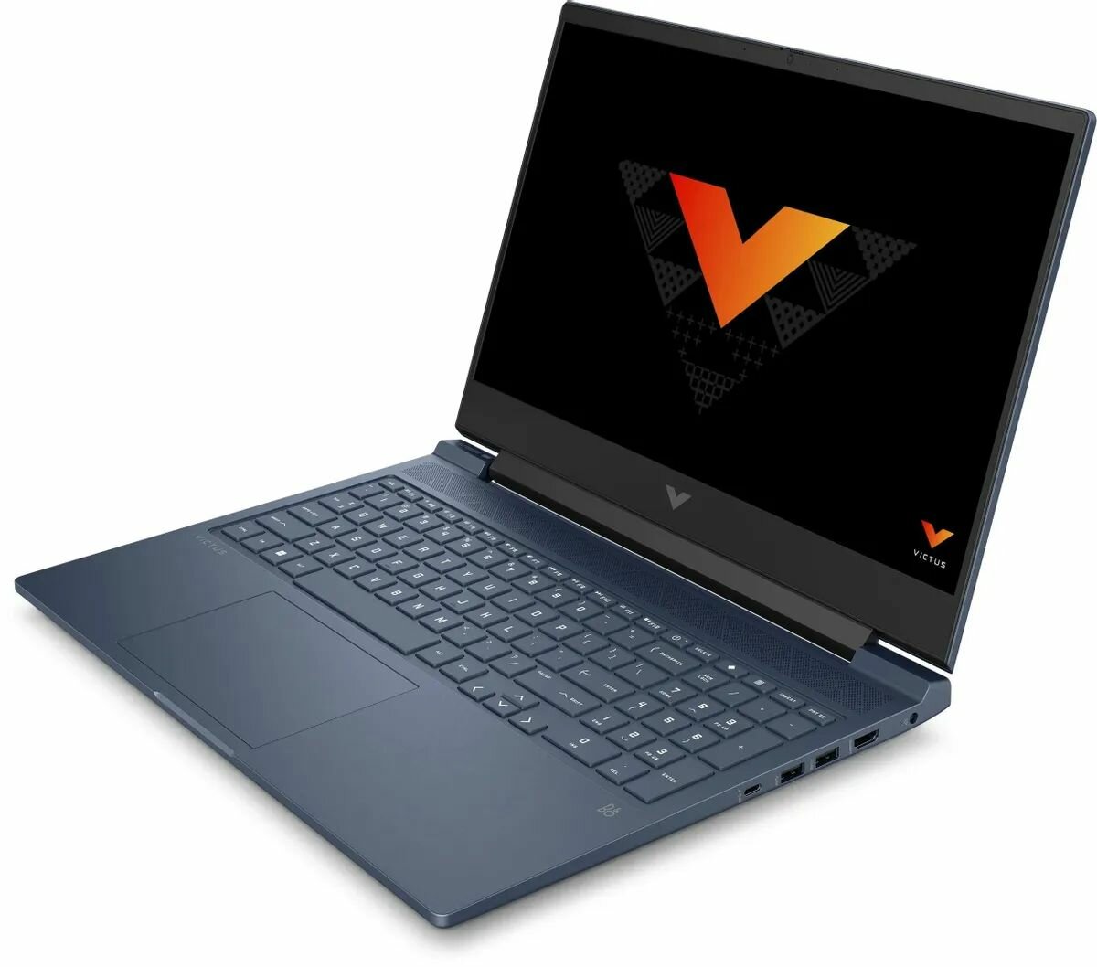 Ноутбук HP Victus 16-r0018ci 16.1" (1920x1080) IPS/Core i5 13500H 16GB512GB SSD/GeForce RTX4050 6Gb Free DOS blue WiFi BT Cam (8L5H8EA)