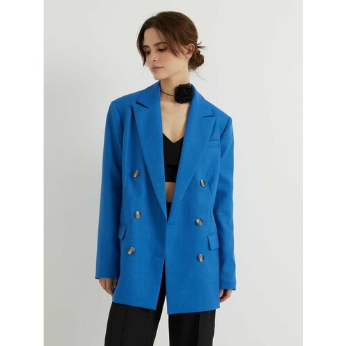 Пиджак VIAVILLE, размер 46, голубой
