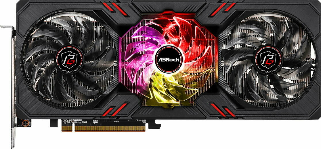 Видеокарта ASRock Radeon RX 7600 Phantom Gaming 8G OC 8192Mb