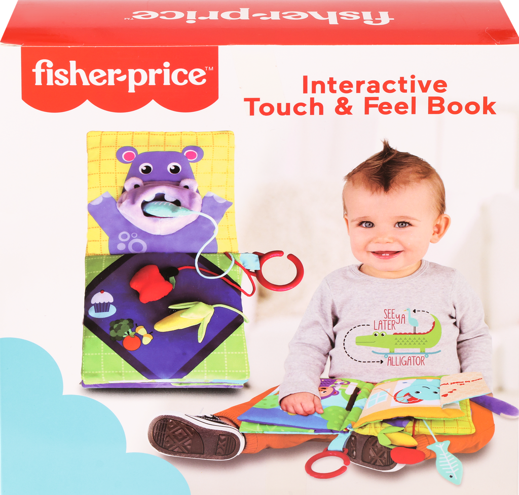 Игрушка мягкая FISHER PRICE Книжка-шуршалка, Арт. F0827