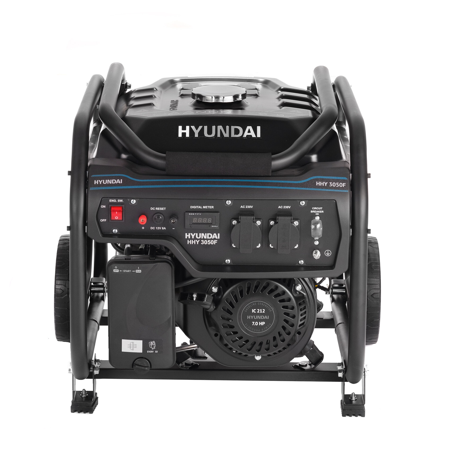 Генератор бензиновый Hyundai HHY 3050F - фото №2