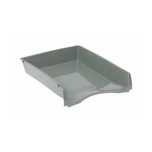 Лоток горизонтальный Buro Стандарт 260х330х60 пластик серый 1026₽