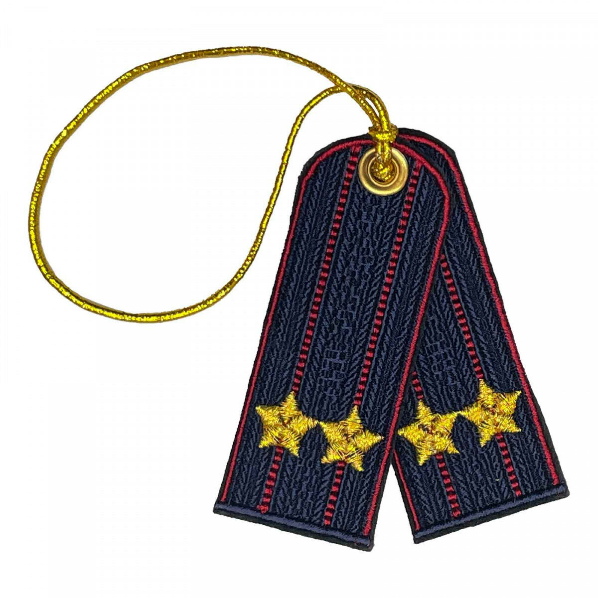 Брелок-погоны фсин подполковник