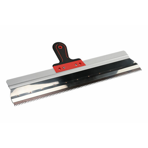 Шпатель металлический для клея 56см для сменных гребенок 2550₽