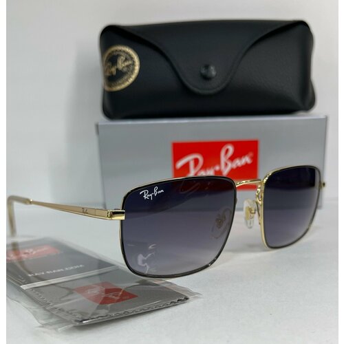 Солнцезащитные очки Ray-Ban RB 3669 9054/87 55 20, золотой, черный солнцезащитные очки ray ban rb 3119 9161 r5 62