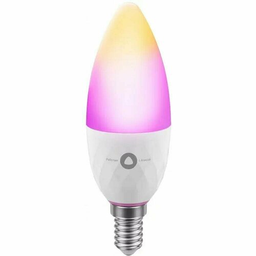 Умная лампочка Яндекс YNDX-00017 White E14 Wi-Fi 48Вт 2451₽