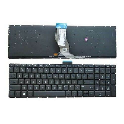 Клавиатура HP Pavilion 17-AB201UR черная с подсветкой