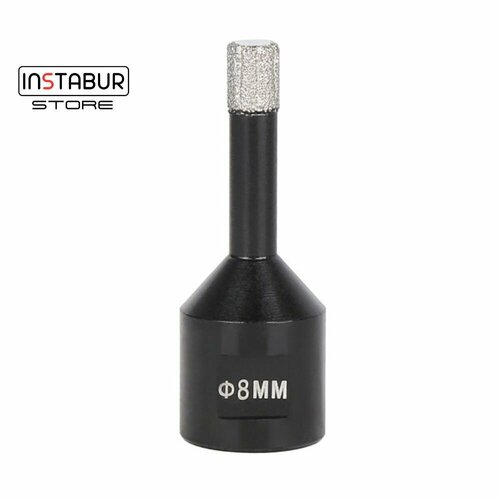 Коронка алмазная 8мм Instabur Black на УШМ М14 700₽