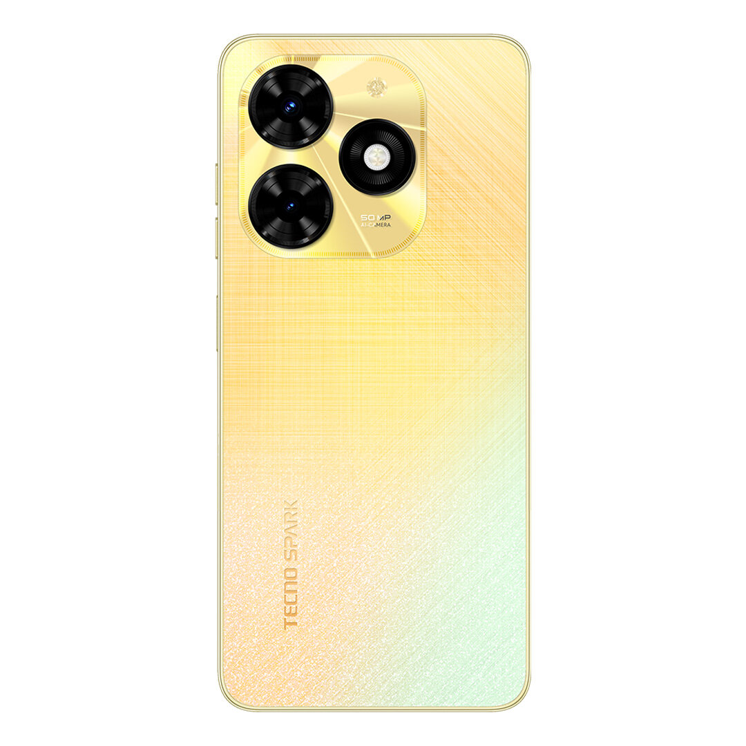 Смартфон TECNO Spark 20C 8/128 ГБ, золотой — фото 1