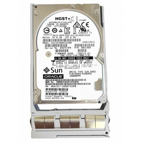 Жесткий диск Sun H101860SFSUN600G 600Gb 10520 SAS 3.5 HDD жесткий диск sun h101860sfsun600g 600gb 10520 sas 3 5 hdd