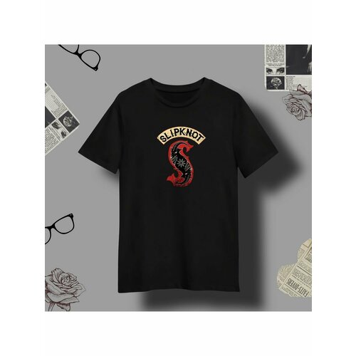 Футболка slipknot рок группа, размер XL, черный футболка design heroes группа slipknot мужская черная xl