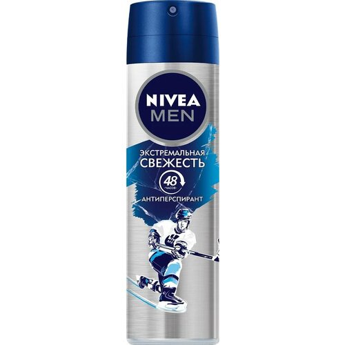 NIVEA Дезодорант спрей Экстремальная свежесть Aqua cool MEN, 150 мл