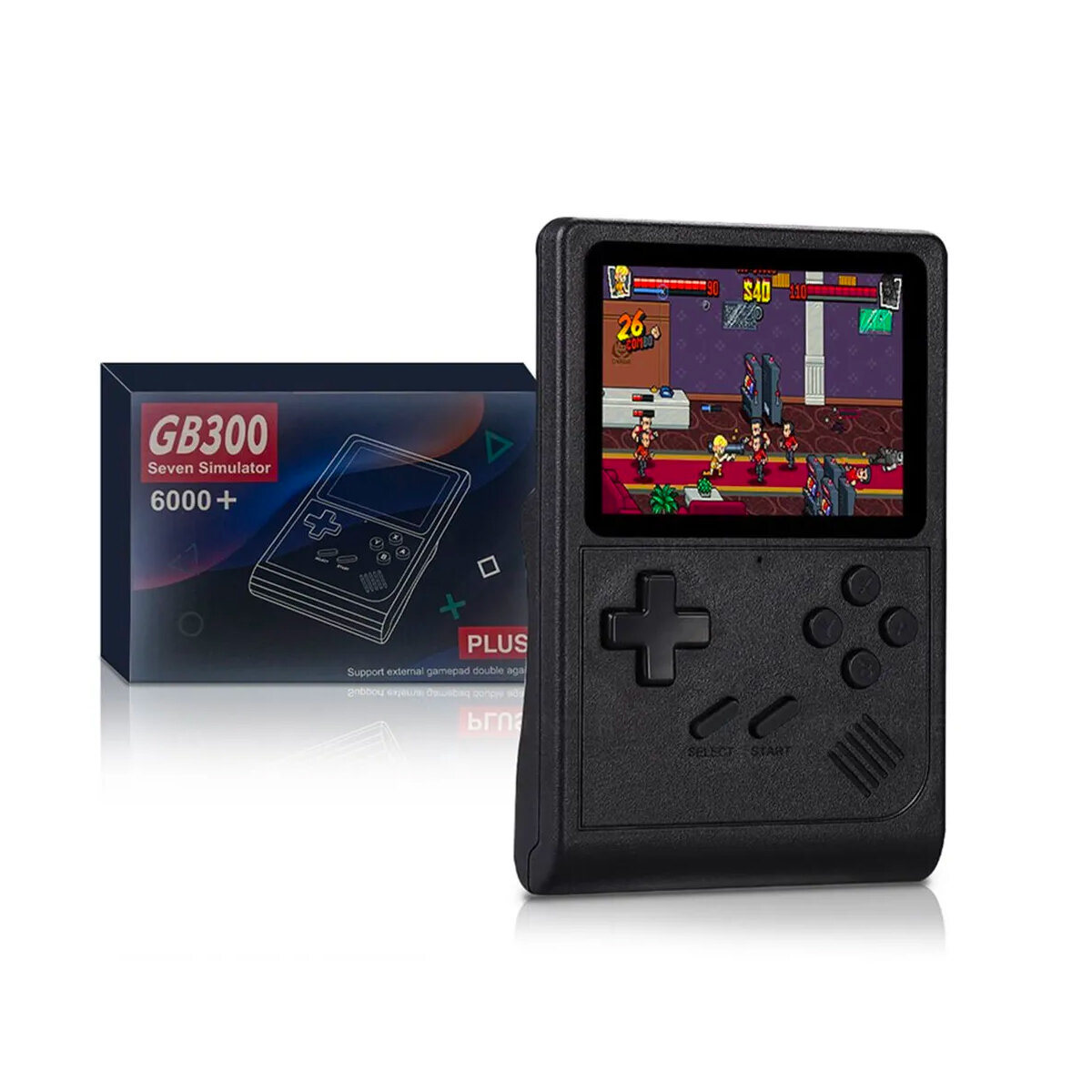 Игровая консоль GB300 (6000+ игр) (черный)