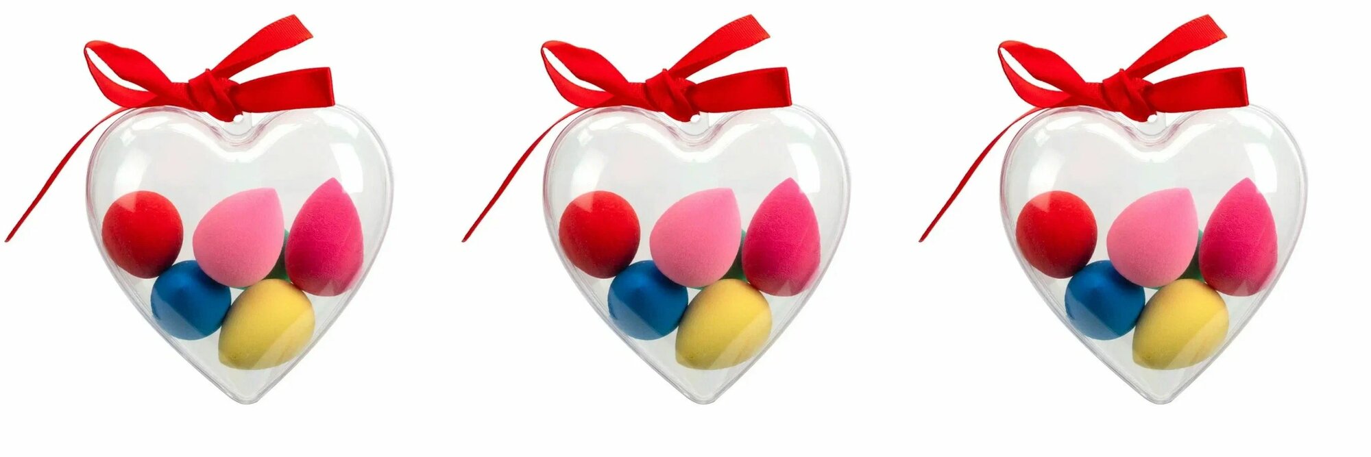 Набор из 6 мини-спонжей для макияжа Kristaller Mini Makeup Sponges, 3 упаковки