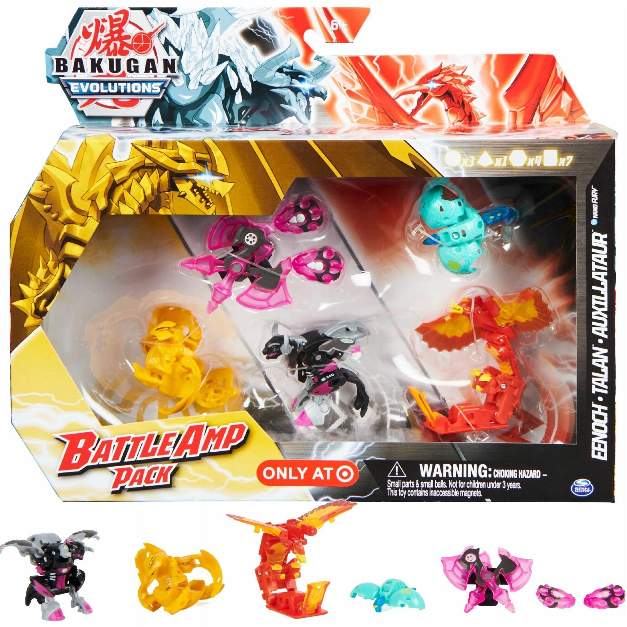 Игровой набор Bakugan Фигурки и карты Эноха Талана и Ауксилтавра 20139593