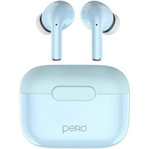 Беспроводные наушники Pero TWS06 COMFORT голубой 3305₽