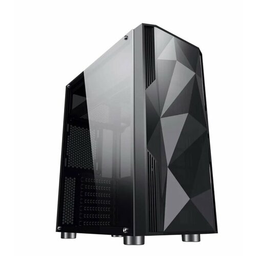 Корпус для компьютера Formula F-3401 V1 без БП, black корпус atx formula f 3401 v1 без бп чёрный