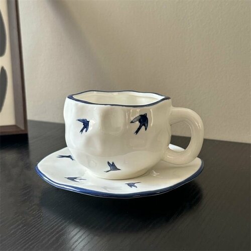 Чашка с блюдцем Ласточки 1550₽