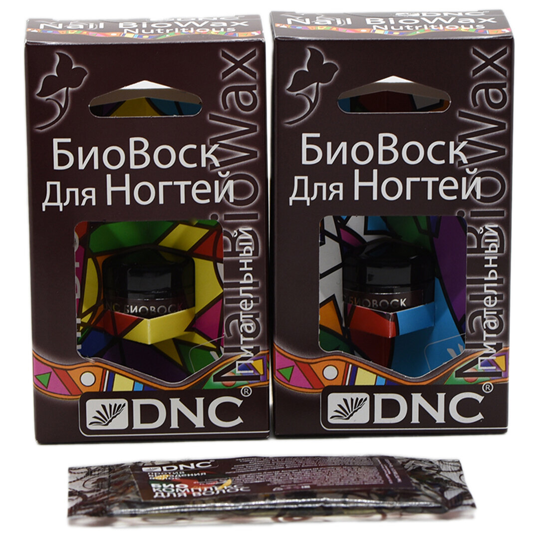 DNC Биовоск для ногтей Питательный (6 мл) 2 шт + Подарок — фото 1