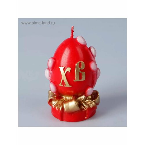 Декоративная свеча Пасхальное яйцо с вербой малая 599₽