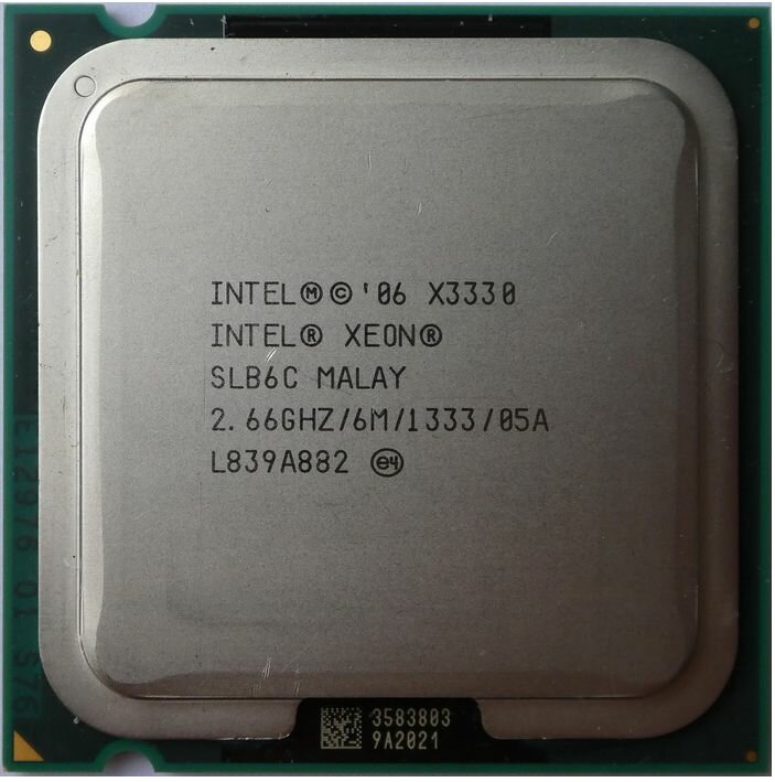 Процессор Intel Xeon X3330 ( 2,66Ghz, 775, 6Mb, 4C/4T, GPU )