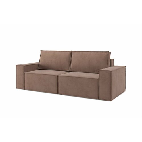 Прямой диван Плумард, независимый пружинный блок, 255*105 см, механизм раскладывания Тик-так