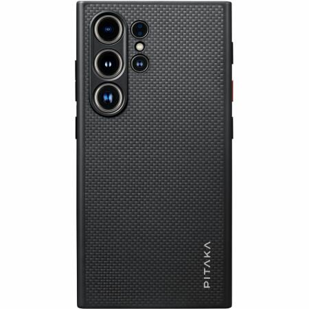 Чехол Pitaka MagEZ 4 Samsung Galaxy S24 Ultra(6,8"), противоударный черный