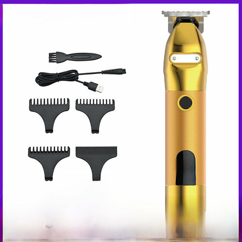 Перезаряжаемая USB машинка для стрижки цвет золотой 140400₽