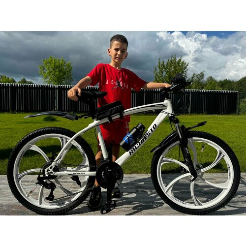 Велосипед Richiesto 24 Литые диски мощность и стиль в одном велосипеде белый глянец модель 2024 2650000₽