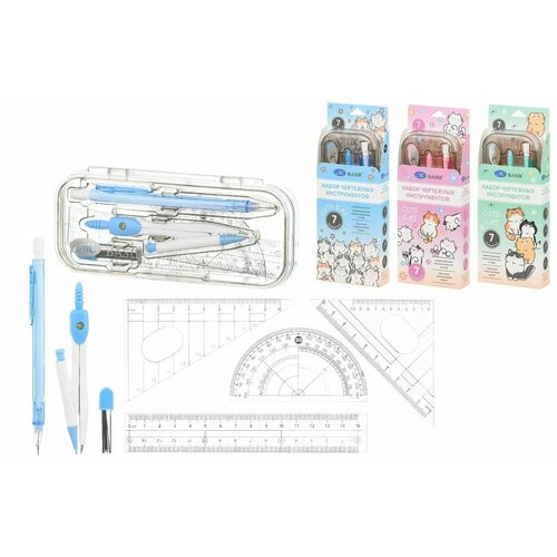 Готовальня Кошки 7 предметов в ассортименте 518₽