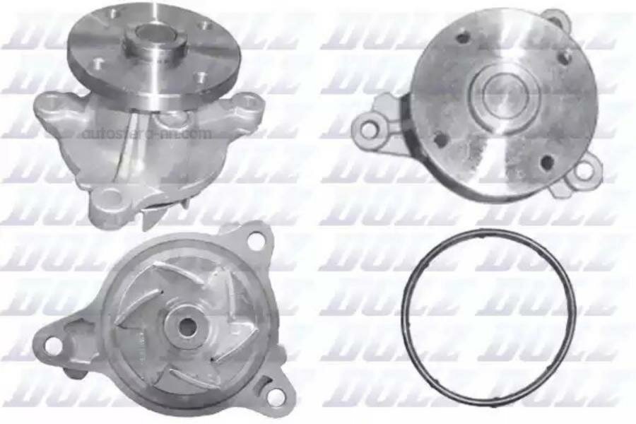 DOLZ H235 Насос водяной Hyundai I10/I20 Kia Rio III 1.2 08>