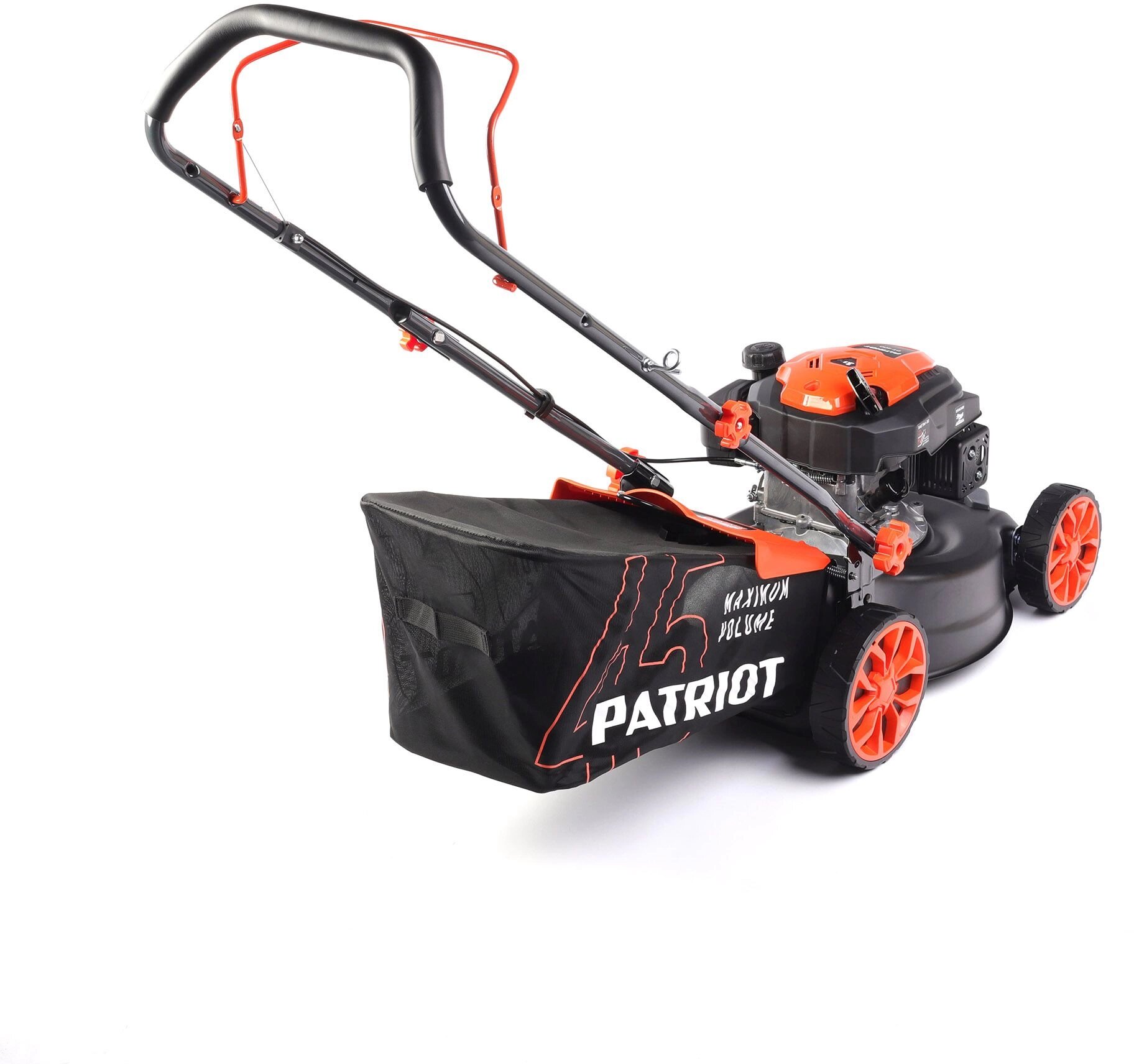 Газонокосилка роторная Patriot PT 400 (512109400), Регулировка высоты скашивания, Ручки для транспортировки