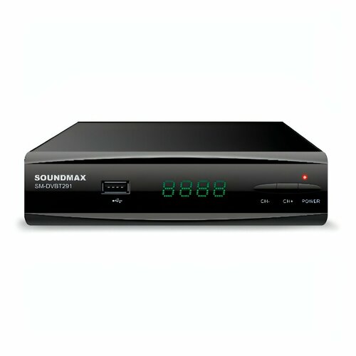 Приемник телевизионный DVB-T2 Soundmax SM-DVBT291 4660₽