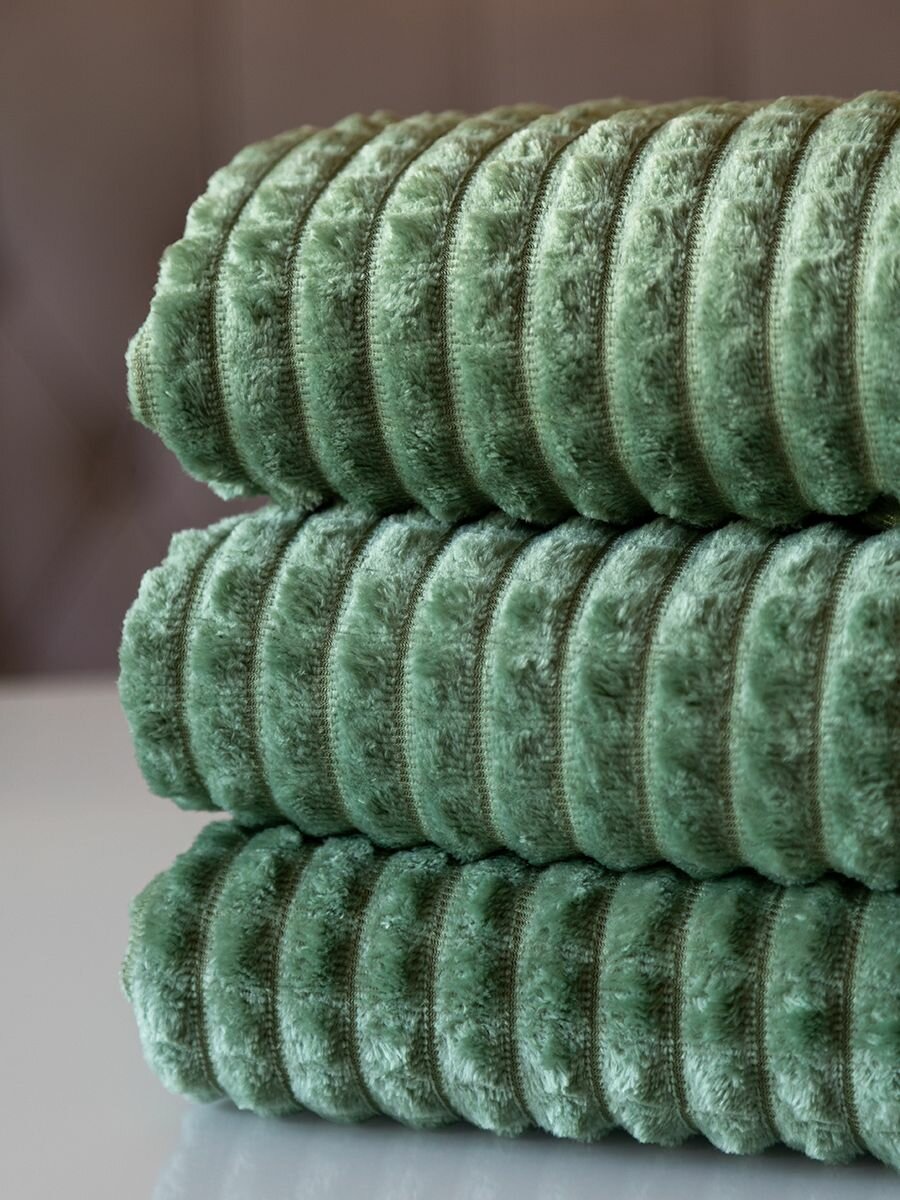 фото Плед 200х220 кубик покрывало на диван кровать