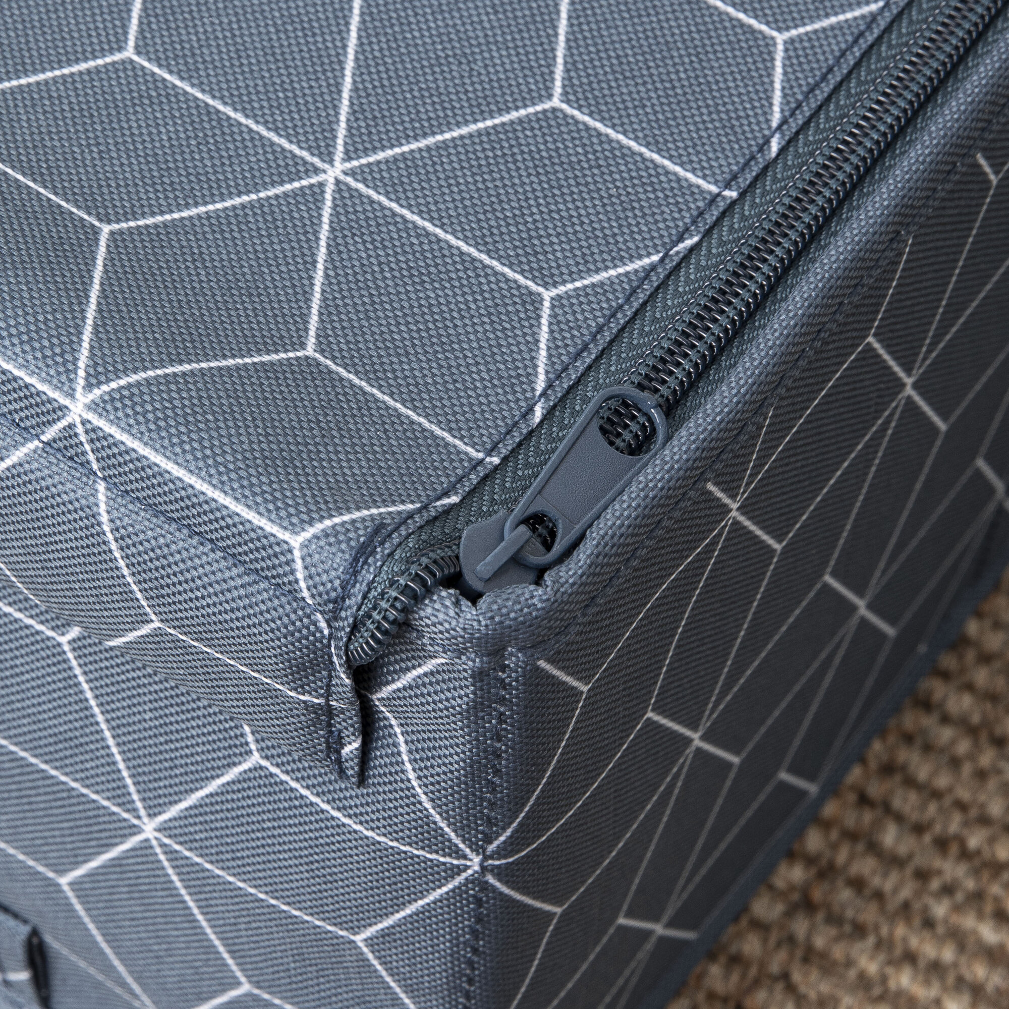 Короб для хранения Spaceo 16.5x18x28 см полиэстер цвет синий