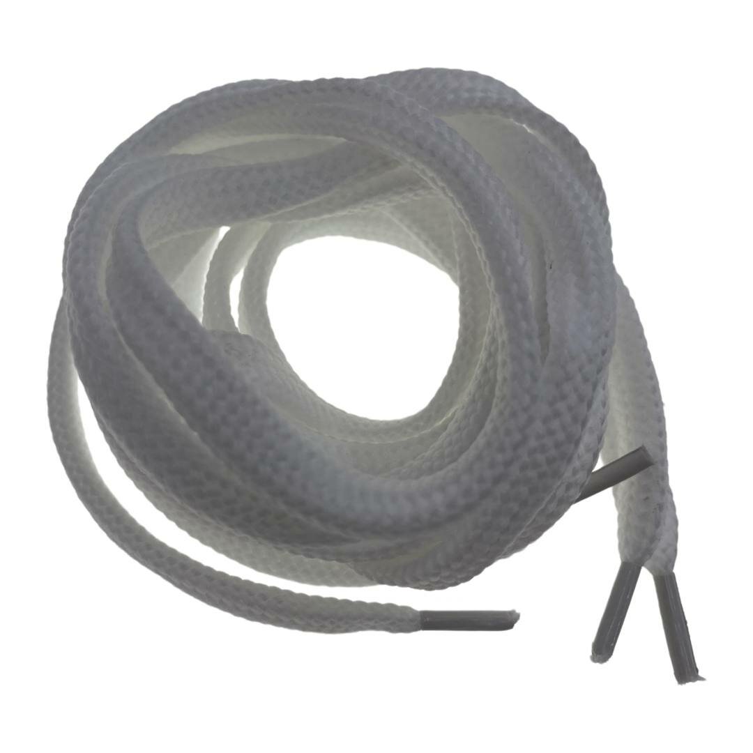 Шнурки Regular, плоские, 110 см, цвет: белый