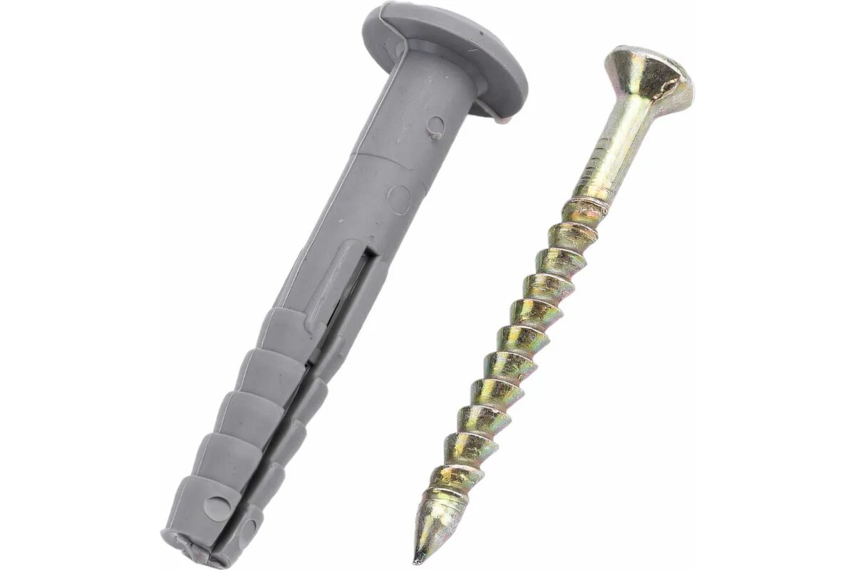 Дюбель-гвоздь Tech-Krep 6x40 мм грибовидная манжета полипропилен 500 шт. 154274