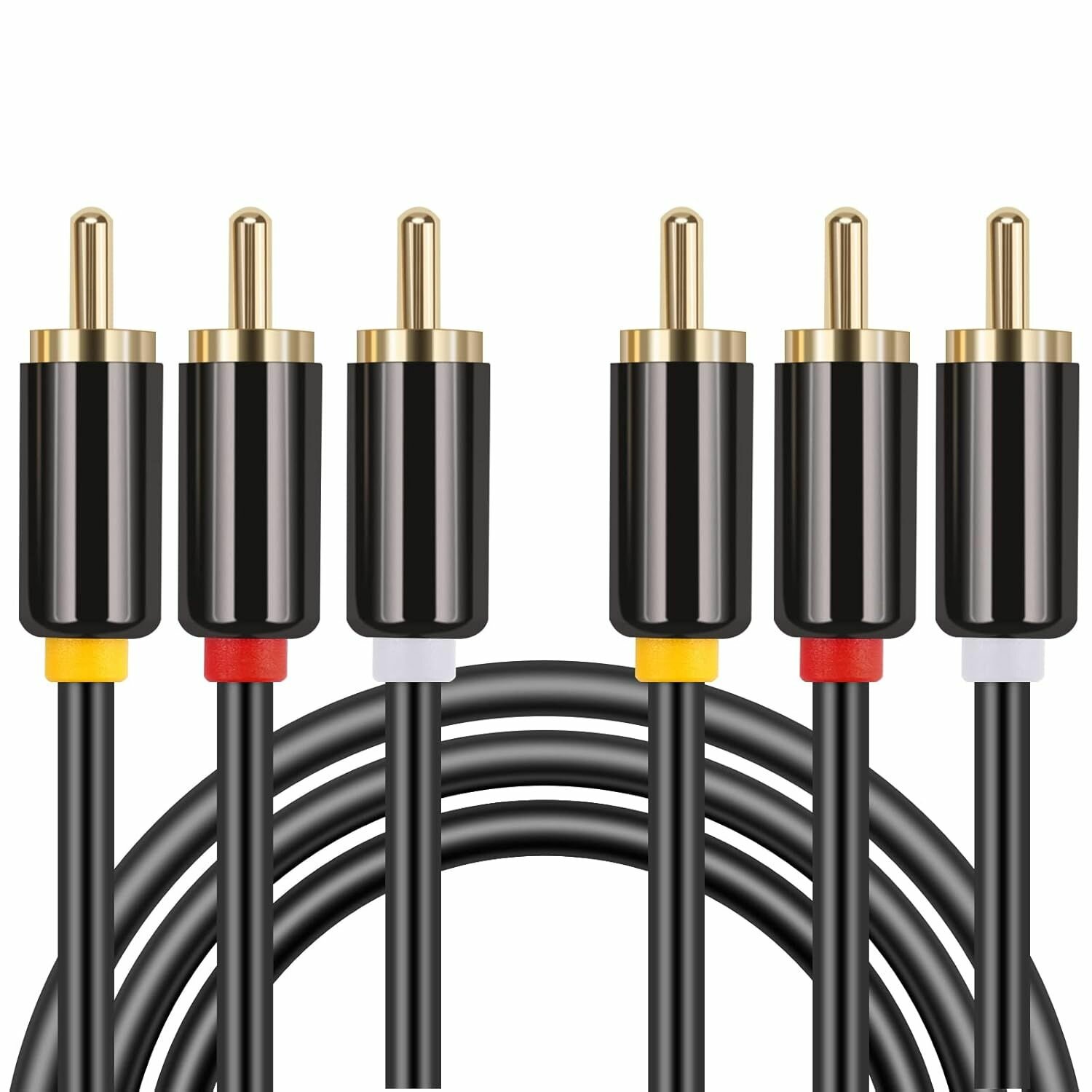 Шнур HI-FI класса 10.0 метров 3RCA (M) 3RCA (M)