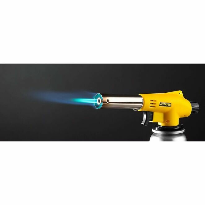 Изображение Газовая горелка Maxterm, пьезоподжиг, 1300C, STAYER