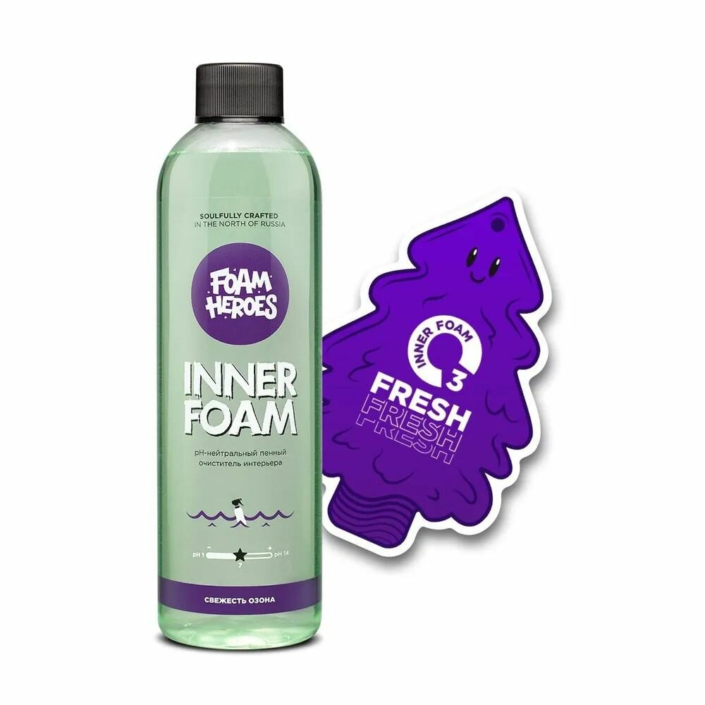 Foam Heroes Inner Foam pH-нейтральный состав для химчистки салона, 500мл