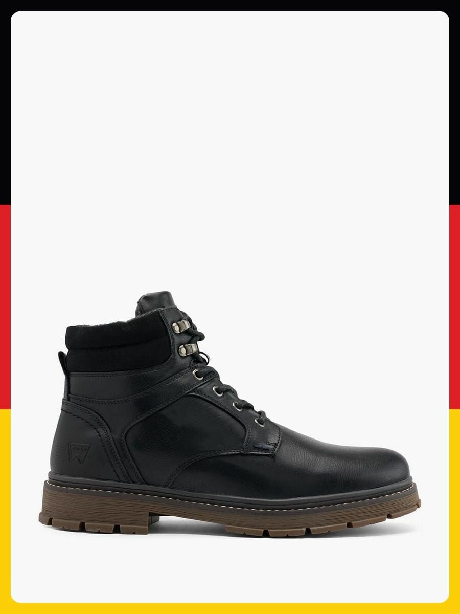 Ботинки Wrangler, размер 44 EU, черный