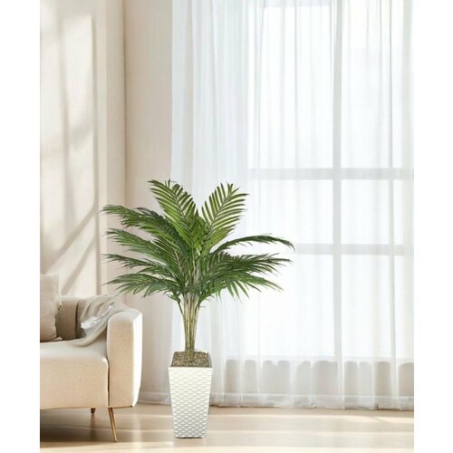 Искусственная пальма в кашпо - идеальное решение для вашего интерьера