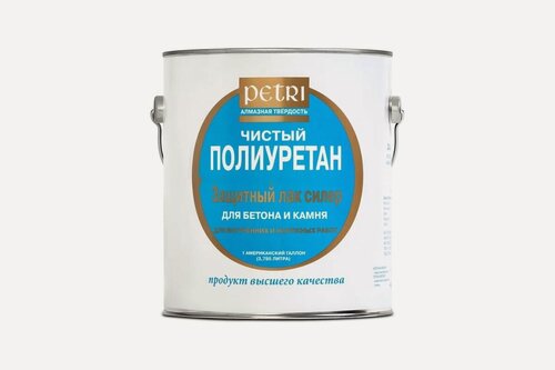 Изображение товара Лак Petri Concrete and Stone Sealer защитный для бетона и камня, матовый 3,8л