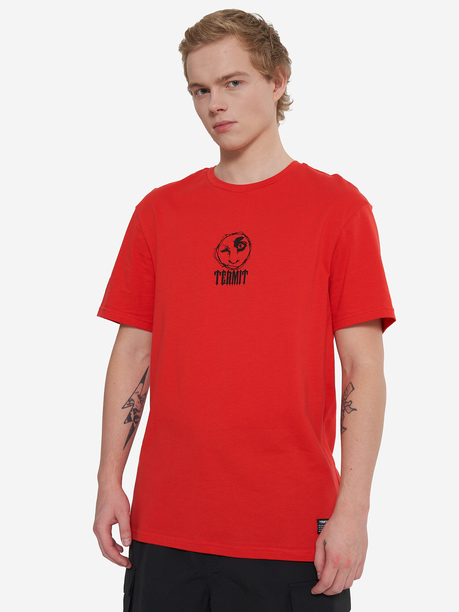 Футболка Termit, размер 52, красный — фото 1